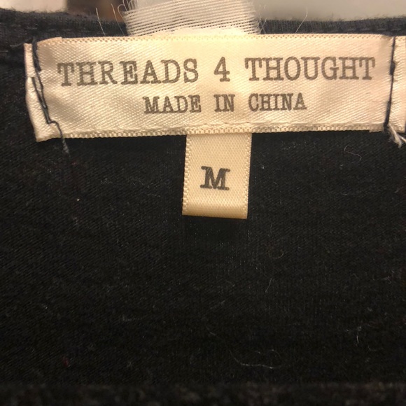 Threads4Thought Black Lace Dress - Picture 4 of 6